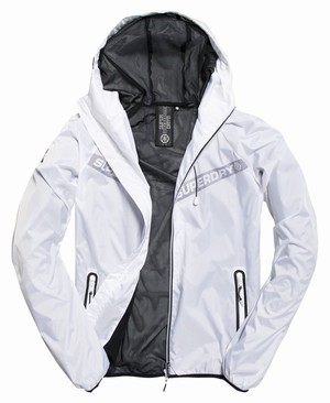 Superdry Core Cagoule Férfi Kabát Fehér | TRNOL5786